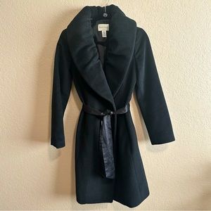 WHBM Black Wool Winter Jacket XS